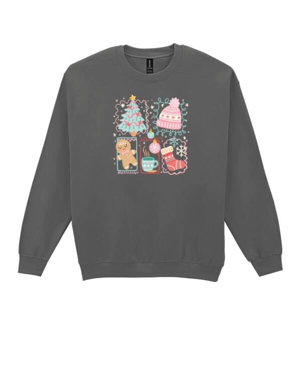 TL1460 Tshirt Hoodie Sweater SIM22 Bluza bez kaptura Świąteczna <br>Boże Narodzenie Rysunkowy Styl