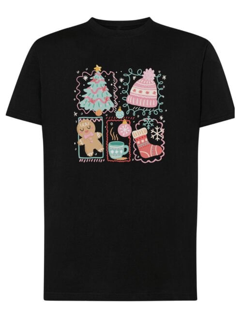 TL1460 Tshirt Hoodie Sweater SIM7 Koszulka Świąteczna Boże Narodzenie Rysunkowy Styl