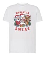 TL1461 Tshirt Hoodie Sweater SIM Koszulka Świąteczna Boże Narodzenie Mikołaj Renifer