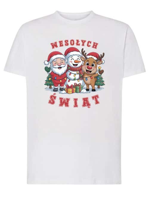 TL1461 Tshirt Hoodie Sweater SIM Koszulka Świąteczna Boże Narodzenie Mikołaj Renifer