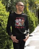 TL1461 Tshirt Hoodie Sweater SIM21 Bluza bez kaptura Świąteczna <br>Boże Narodzenie Mikołaj Renifer