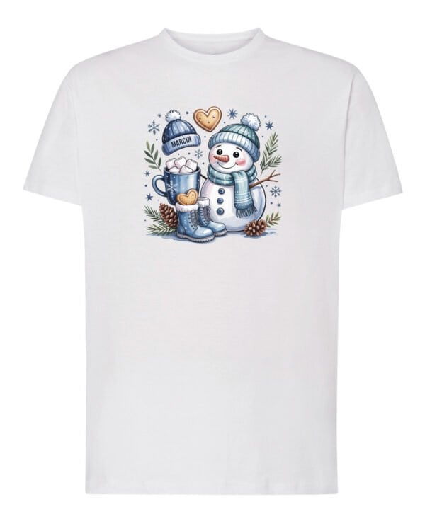 TL1463 Tshirt Hoodie Sweater SIM Koszulka Świąteczna Personalizowana Zima Rysunkowa