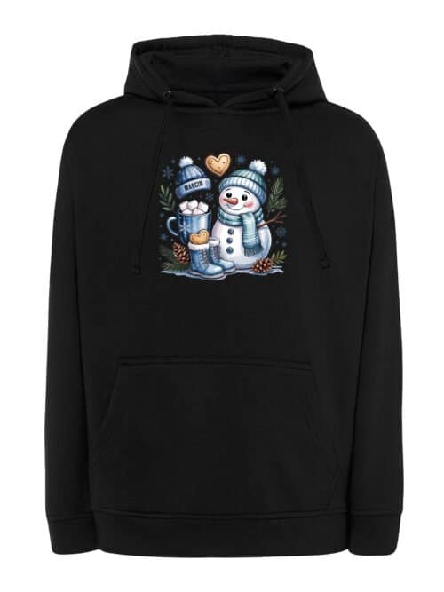 TL1463 Tshirt Hoodie Sweater SIM10 Bluza z kapturem Świąteczna Personalizowana Zima Rysunkowa