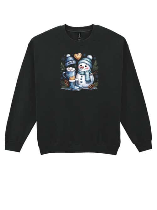 TL1463 Tshirt Hoodie Sweater SIM19 Bluza bez kaptura Świąteczna Personalizowana Zima Rysunkowa