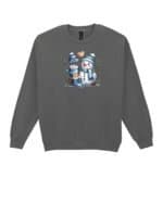 TL1463 Tshirt Hoodie Sweater SIM22 Bluza bez kaptura Świąteczna <br>Personalizowana Zima Rysunkowa