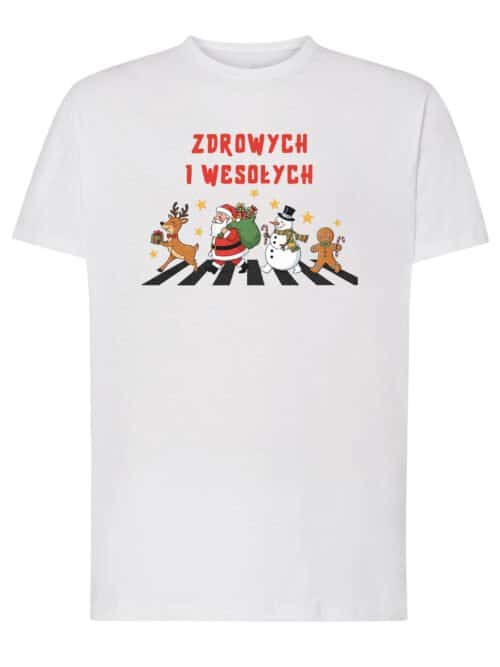 TL1464 Tshirt Hoodie Sweater SIM Koszulka Świąteczna Mikołaj Parodia The Beatles