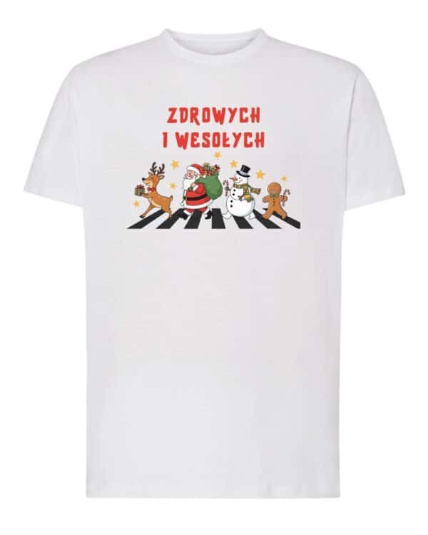 TL1464 Tshirt Hoodie Sweater SIM Koszulka Świąteczna Mikołaj Parodia The Beatles