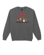 TL1464 Tshirt Hoodie Sweater SIM22 Bluza bez kaptura Świąteczna Mikołaj Parodia The Beatles