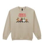 TL1464 Tshirt Hoodie Sweater SIM28 Bluza bez kaptura Świąteczna <br>Mikołaj Parodia The Beatles