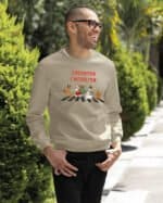 TL1464 Tshirt Hoodie Sweater SIM30 Bluza bez kaptura Świąteczna <br>Mikołaj Parodia The Beatles