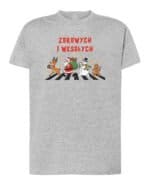 TL1464 Tshirt Hoodie Sweater SIM4 Koszulka Świąteczna Mikołaj <br>Parodia The Beatles