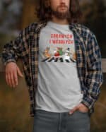 TL1464 Tshirt Hoodie Sweater SIM6 Koszulka Świąteczna Mikołaj <br>Parodia The Beatles