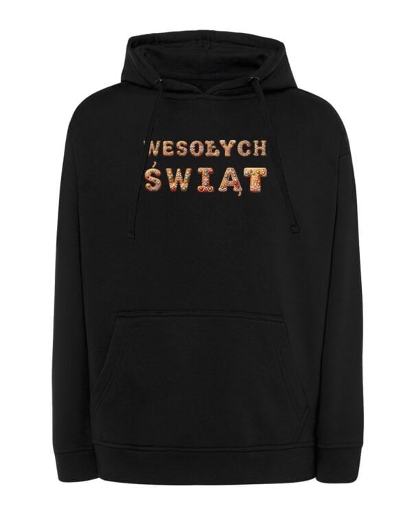 TL1465 Tshirt Hoodie Sweater SIM10 Bluza z kapturem Boże Narodzenie Pierniczkowe Wesołych Świąt
