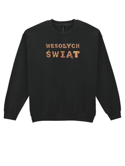 TL1465 Tshirt Hoodie Sweater SIM19 Bluza bez kaptura Boże Narodzenie Pierniczkowe Wesołych Świąt