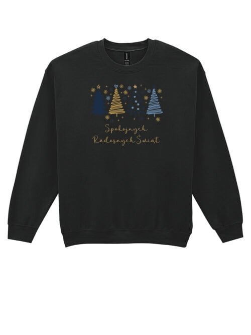 TL1467 Tshirt Hoodie Sweater SIM19 Bluza bez kaptura Świąteczna Boże Narodzenie Życzenia