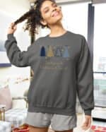 TL1467 Tshirt Hoodie Sweater SIM23 Bluza bez kaptura <br>Świąteczna Boże Narodzenie Życzenia