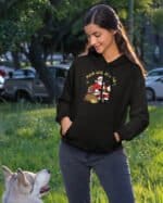 TL1468 Tshirt Hoodie Sweater SIM11 Bluza z kapturem Świąteczna <br>Mikołaj Śmieszna Prezenty