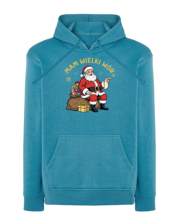 TL1468 Tshirt Hoodie Sweater SIM16 Bluza z kapturem Świąteczna <br>Mikołaj Śmieszna Prezenty