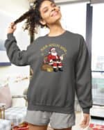 TL1468 Tshirt Hoodie Sweater SIM23 Bluza bez kaptura <br>Świąteczna Mikołaj Śmieszna Prezenty