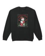 TL1469 Tshirt Hoodie Sweater SIM19 Bluza bez kaptura Świąteczna Wesołych Świąt Bałwanek