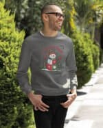 TL1469 Tshirt Hoodie Sweater SIM24 Bluza bez kaptura <br>Świąteczna Wesołych Świąt Bałwanek