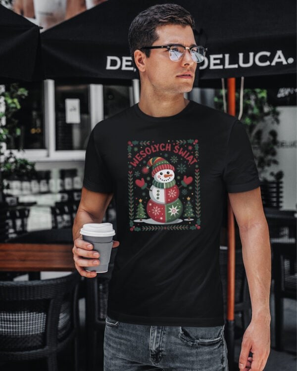 TL1469 Tshirt Hoodie Sweater SIM9 Koszulka Świąteczna Wesołych Świąt Bałwanek