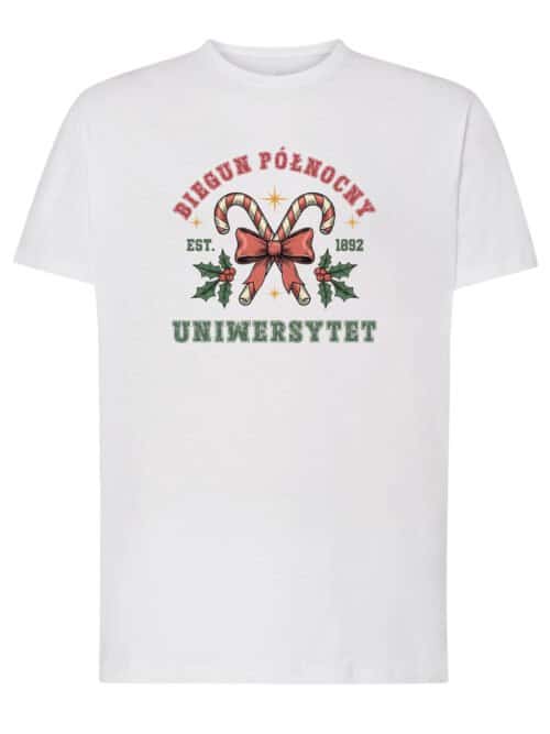 TL1470 Tshirt Hoodie Sweater SIM Koszulka Świąteczna Uniwersytet Świętego Mikołaja