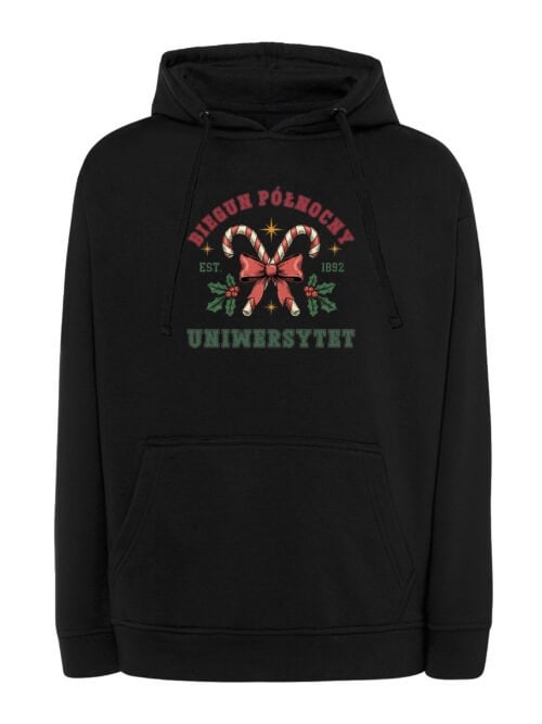 TL1470 Tshirt Hoodie Sweater SIM10 Bluza z kapturem Świąteczna Uniwersytet Świętego Mikołaja