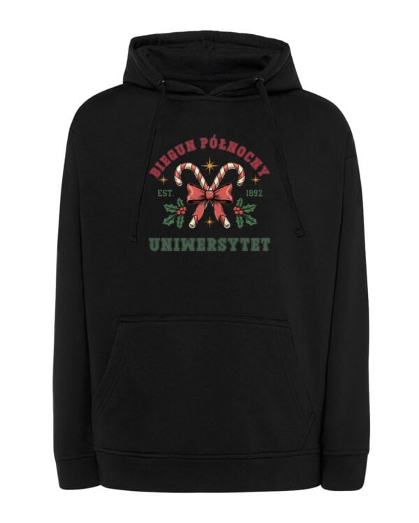 TL1470 Tshirt Hoodie Sweater SIM10 Bluza z kapturem Świąteczna Uniwersytet Świętego Mikołaja