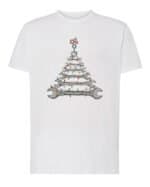 TL1471 Tshirt Hoodie Sweater SIM Koszulka Świąteczna Choinka Mechanika