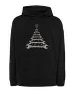 TL1471 Tshirt Hoodie Sweater SIM10 Bluza z kapturem Świąteczna Choinka Mechanika