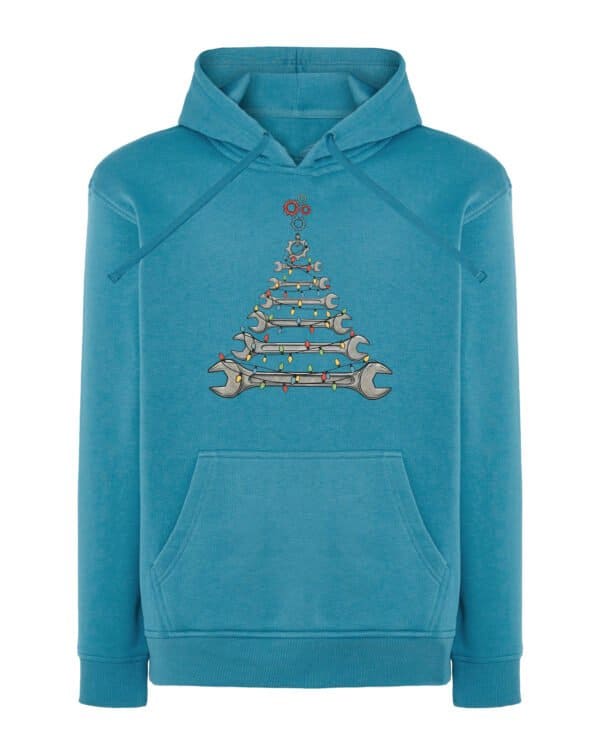 TL1471 Tshirt Hoodie Sweater SIM16 Bluza z kapturem <br>Świąteczna Choinka Mechanika
