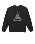 TL1471 Tshirt Hoodie Sweater SIM19 Bluza bez kaptura Świąteczna Choinka Mechanika