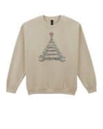 TL1471 Tshirt Hoodie Sweater SIM28 Bluza bez kaptura <br>Świąteczna Choinka Mechanika