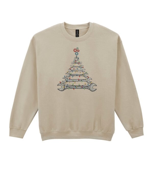 TL1471 Tshirt Hoodie Sweater SIM28 Bluza bez kaptura <br>Świąteczna Choinka Mechanika