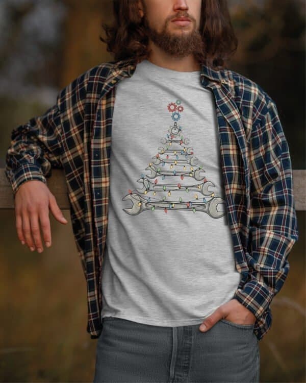 TL1471 Tshirt Hoodie Sweater SIM6 Koszulka Świąteczna Choinka Mechanika