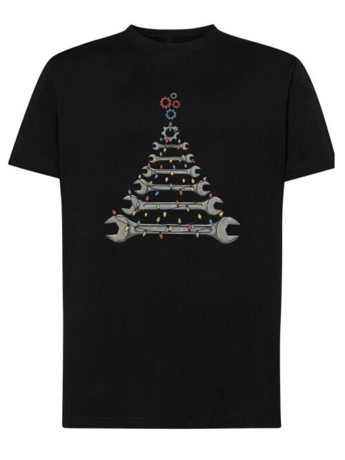 TL1471 Tshirt Hoodie Sweater SIM7 Koszulka Świąteczna Choinka Mechanika