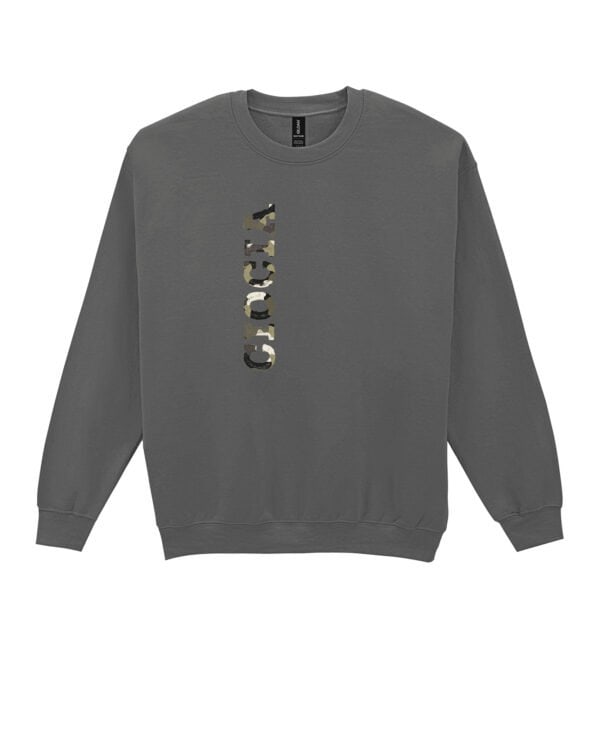 TL1473 Tshirt Hoodie Sweater SIM22 Bluza bez kaptura <br>dla Cioci Wojskowy Napis