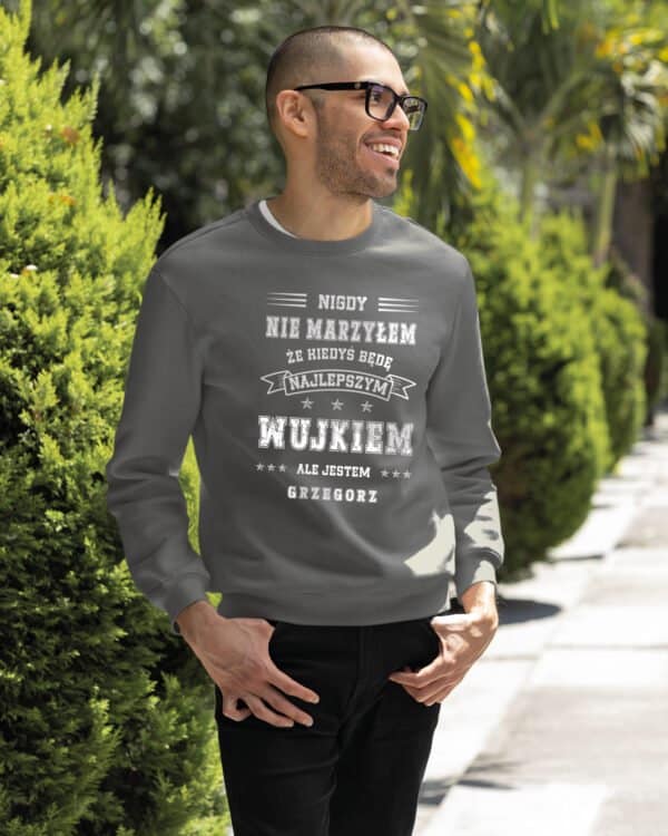 TL1478 Tshirt Hoodie Sweater SIM24 Bluza bez kaptura dla Wujka <br>Personalizowana Najlepszy na Świecie