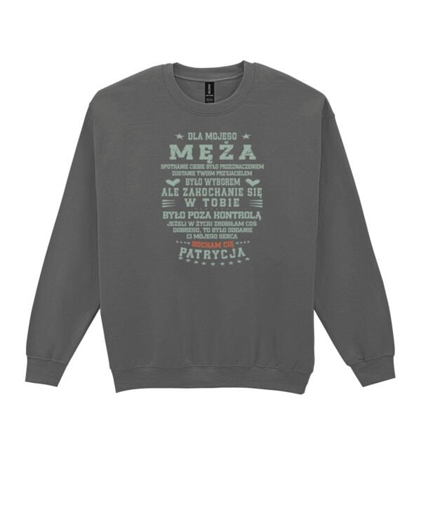 TL1481 Tshirt Hoodie Sweater SIM22 Bluza bez kaptura <br>Dla Męża Personalizowana od Żony