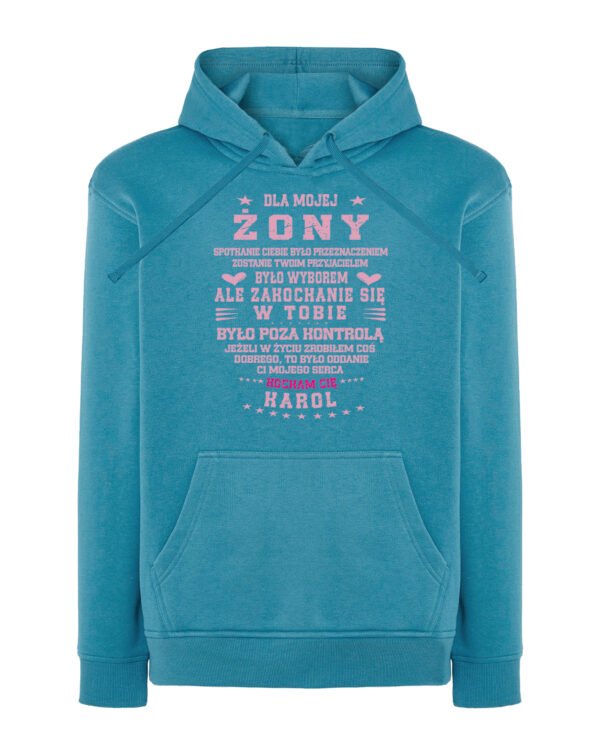 TL1482 Tshirt Hoodie Sweater SIM16 Bluza z kapturem dla Żony <br>Personalizowana od Męża