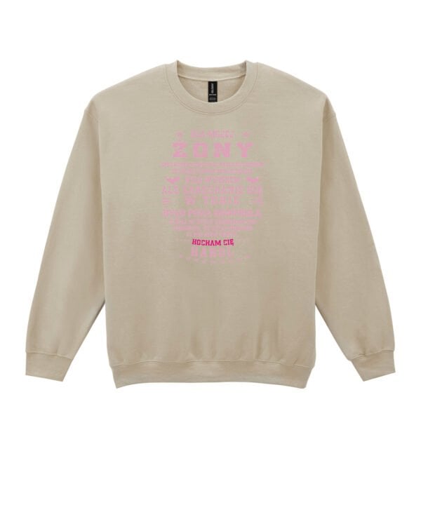 TL1482 Tshirt Hoodie Sweater SIM28 Bluza bez kaptura <br>Dla Żony Personalizowana od Męża