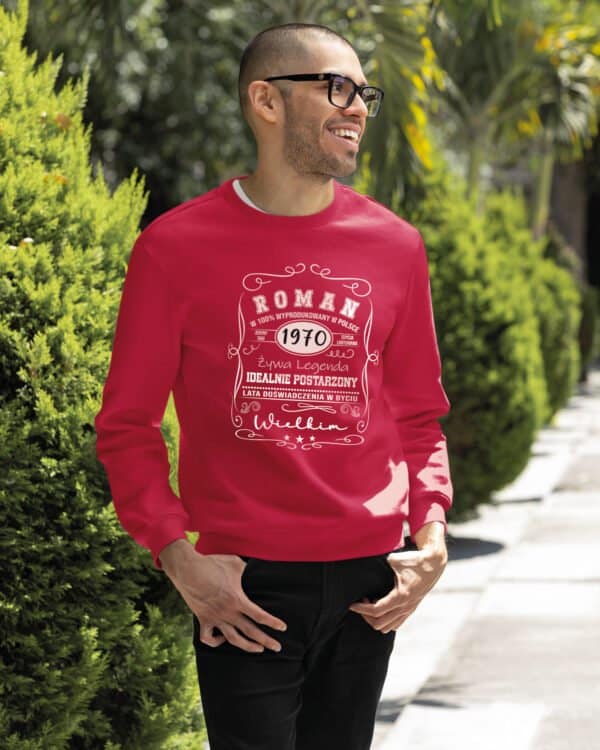 TL1483A Tshirt Hoodie Sweater SIM27 Bluza bez kaptura <br>Personalizowana Żywa Legenda