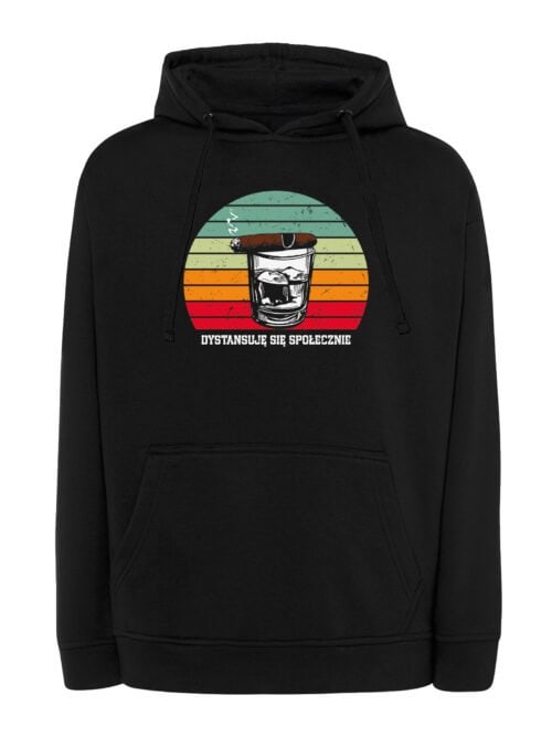 TL1484 Tshirt Hoodie Sweater SIM10 Bluza z kapturem Whisky Cygaro Vintage