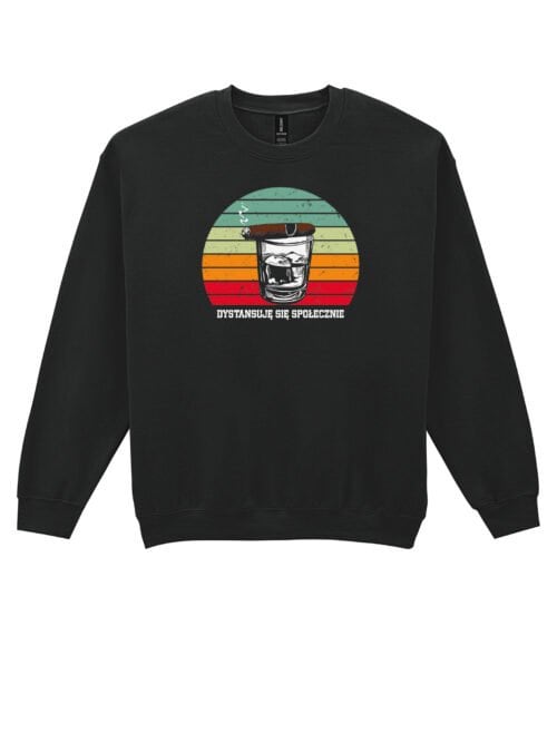 TL1484 Tshirt Hoodie Sweater SIM19 Bluza bez kaptura Whisky Cygaro Vintage