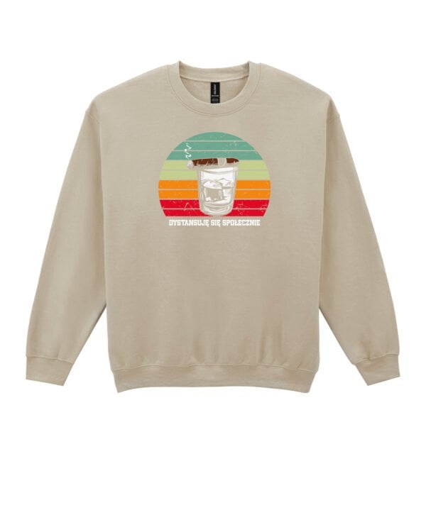 TL1484 Tshirt Hoodie Sweater SIM28 Bluza bez kaptura <br>Whisky Cygaro Vintage