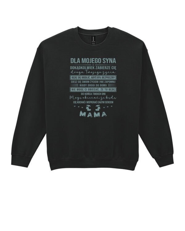 TL1485A Tshirt Hoodie Sweater SIM19 Bluza bez kaptura dla Syna Miłość Rodzica Personalizowana