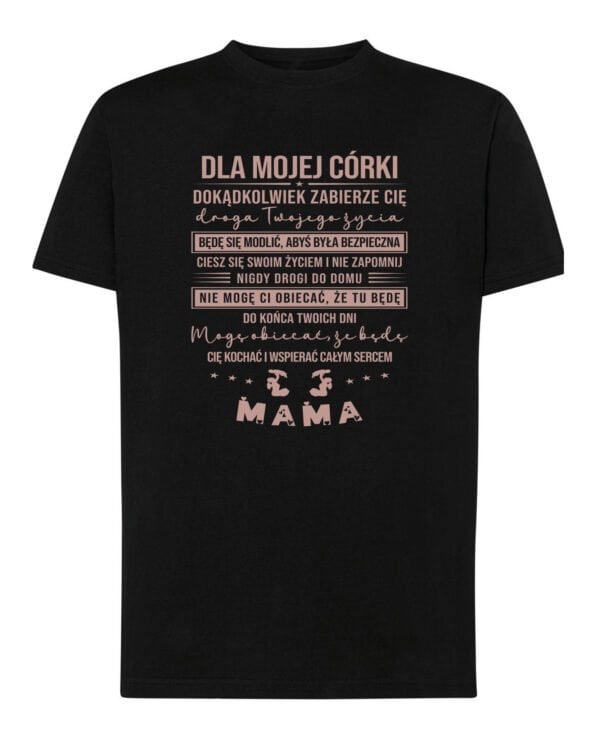 TL1486A Tshirt Hoodie Sweater SIM7 Koszulka dla Córki Miłość Rodzica Personalizowana