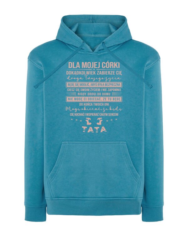 TL1486B Tshirt Hoodie Sweater SIM16 Bluza z kapturem dla Córki <br>Miłość Rodzica Personalizowana