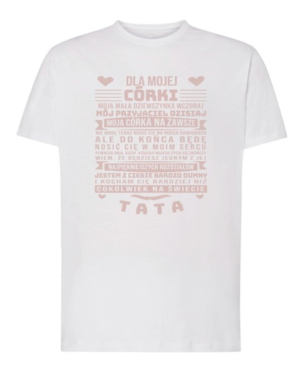 TL1488A Tshirt Hoodie Sweater SIM Koszulka dla Córki Miłość Rodzica <br>Personalizowana Życzenia